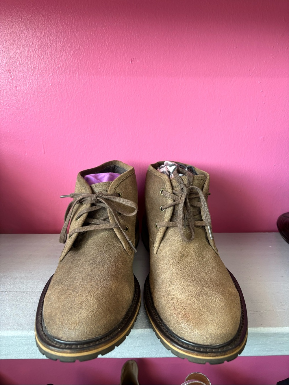 ANDREW MARK Suede Chukka Boots for Men in Light Brown - Lace-Up Casual